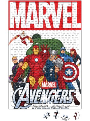 Baskı Dükkanı Marvel Avengers Puzzle 240 Parça Yapboz