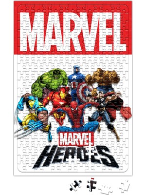 Baskı Dükkanı Marvel Puzzle 240 Parça Yapboz