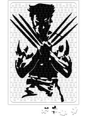 Baskı Dükkanı Wolverine White 02 Puzzle 240 Parça Yapboz