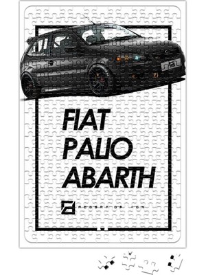 Baskı Dükkanı Fiat Palio Abarth Race Style Puzzle 240 Parça Yapboz