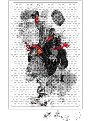 Baskı Dükkanı Kratos ve Donkey Kong Especial Edition Puzzle 240 Parça