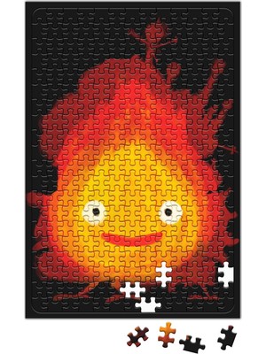 Baskı Dükkanı Howls Moving Castle Calcifer Puzzle 240 Parça Yapboz