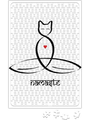 Baskı Dükkanı Namaste Yoga Puzzle 240 Parça Yapboz