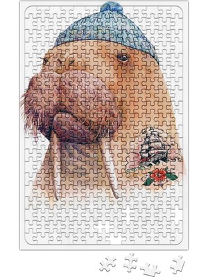 Baskı Dükkanı Dövmeli Mors Grafik Puzzle 240 Parça Yapboz