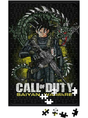 Baskı Dükkanı Call Of Duty Goku Puzzle 240 Parça Yapboz