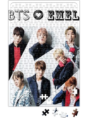 Baskı Dükkanı Kişiye Özel Bangtan Boys Bts Puzzle 240 Parça Yapboz