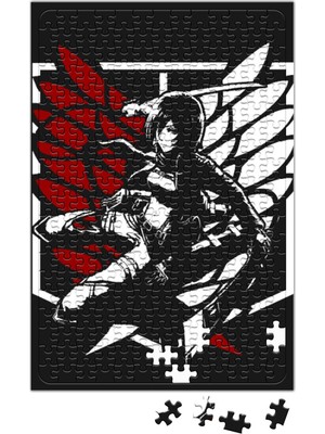 Baskı Dükkanı Attack On Titan Mıkasa Ato Puzzle 240 Parça Yapboz