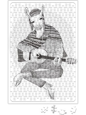 Baskı Dükkanı Llama Style Puzzle 240 Parça Yapboz