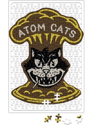 Baskı Dükkanı Fallout Atom Cats Kedi Puzzle 240 Parça Yapboz