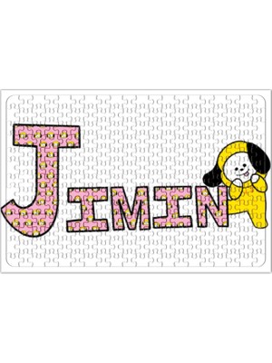 Baskı Dükkanı Bts Meets BT21 Jımın Puzzle 240 Parça Yapboz