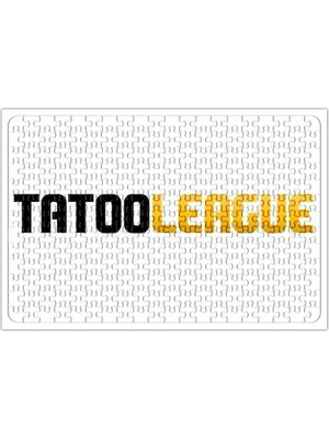 Baskı Dükkanı Tatooleague Logo Preto Puzzle 240 Parça Yapboz