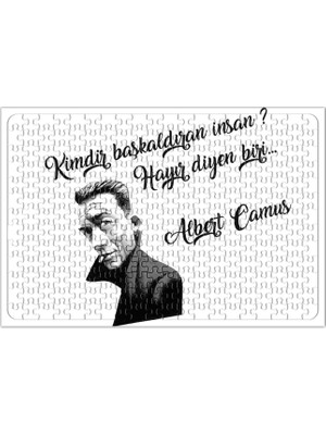 Baskı Dükkanı Albert Camus Puzzle 240 Parça Yapboz