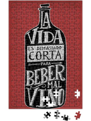 Baskı Dükkanı Vino Solo Bueno Puzzle 240 Parça Yapboz