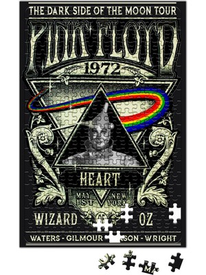 Baskı Dükkanı The Dark Side Of Oz Heart Puzzle 240 Parça Yapboz