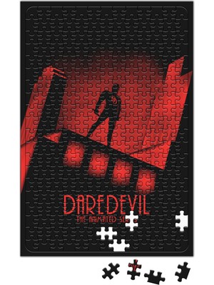 Baskı Dükkanı Superheros Daredevil The Animated Puzzle 240 Parça Yapboz