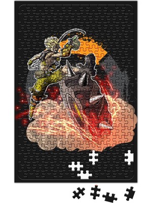 Baskı Dükkanı Overwatch One Fanwart Junkrat Puzzle 240 Parça Yapboz