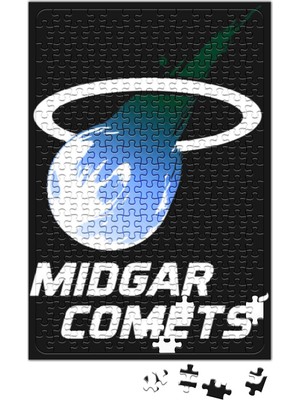 Baskı Dükkanı Final Fantasy Midgar Comets Puzzle 240 Parça Yapboz