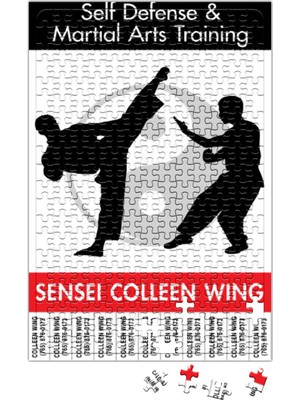 Baskı Dükkanı Marvel Chikara Dojo Flyer Puzzle 240 Parça Yapboz