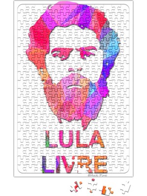 Baskı Dükkanı Lula Lıvre Colorido Abstrato Puzzle 240 Parça Yapboz