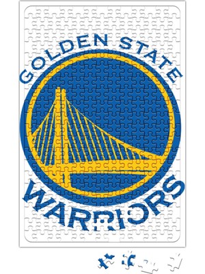 Baskı Dükkanı Golden State Warriors Logo Puzzle 240 Parça Yapboz