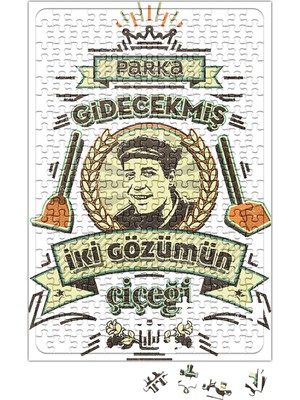 Baskı Dükkanı Çöpçüler Kralı Kemal Sunal Parka Gidecekmiş Puzzle