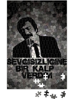 Baskı Dükkanı Müslüm Gürses Söz Puzzle 240 Parça Yapboz