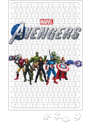Baskı Dükkanı Marvel Avengers Puzzle 240 Parça Yapboz