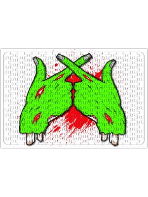 Baskı Dükkanı Zumbi x Puzzle 240 Parça Yapboz