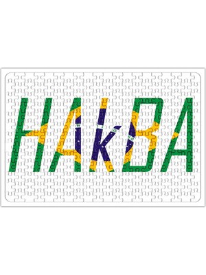 Baskı Dükkanı Hakba Br Puzzle 240 Parça Yapboz