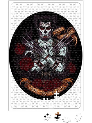 Baskı Dükkanı Dia Dos Mortos Wolverine Puzzle 240 Parça Yapboz