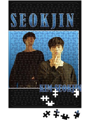 Baskı Dükkanı Kim Seokjin Vintage Bts Puzzle 240 Parça Yapboz