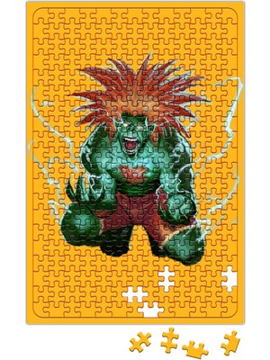 Baskı Dükkanı Street Fighter Blanka Puzzle 240 Parça Yapboz