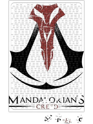 Baskı Dükkanı Star Wars Mandalorian Creed Puzzle 240 Parça Yapboz