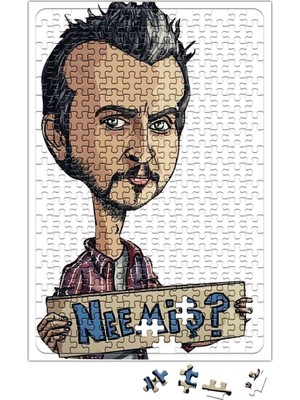 Baskı Dükkanı Leyla ve Mecnun Neemiş Puzzle 240 Parça Yapboz