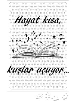 Baskı Dükkanı Hayat Kısa Puzzle 240 Parça Yapboz