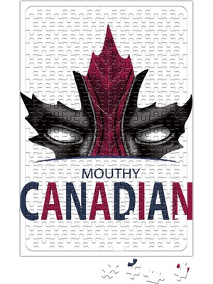 Baskı Dükkanı Mouthy Canadian Puzzle 240 Parça Yapboz