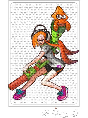 Baskı Dükkanı League Of Legends Squid-Jinx Puzzle 240 Parça Yapboz