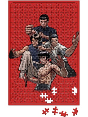 Baskı Dükkanı Kung Fu Quad Puzzle 240 Parça Yapboz