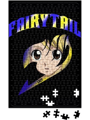 Baskı Dükkanı Fairy Tail Lucy Inside Guild Symbol Puzzle 240 Parça Yapboz