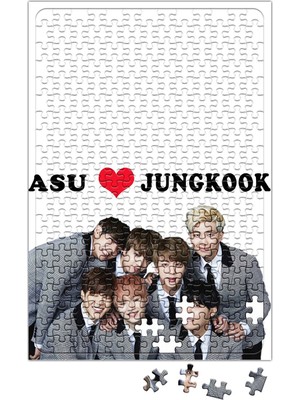 Baskı Dükkanı Kişiye Özel Bts Puzzle 240 Parça Yapboz