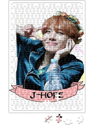 Baskı Dükkanı Bts Jhope 001 Puzzle 240 Parça Yapboz