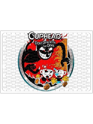 Baskı Dükkanı Cuphead Don't Deal With The Devil Puzzle 240 Parça Yapboz