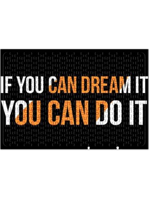 Baskı Dükkanı If You Can Dream It You Can Do It  Puzzle