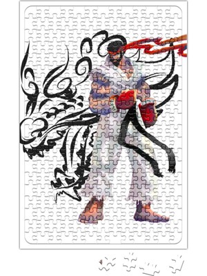Baskı Dükkanı Streetfighter Ryu Puzzle 240 Parça Yapboz