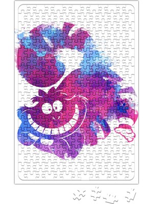 Baskı Dükkanı Colourful Madness The Cheshire Cat Puzzle 240 Parça Yapboz