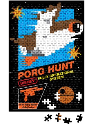 Baskı Dükkanı Star Wars Porg Hunt Puzzle 240 Parça Yapboz