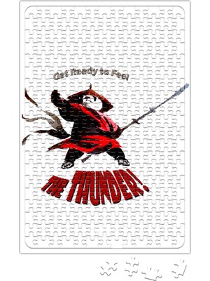 Baskı Dükkanı Kufi Hat Ile Ayet-El Kürsi Yazılı Puzzle 240 Parça Yapboz