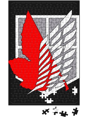 Baskı Dükkanı Attack On Titan Attack On Angel Puzzle 240 Parça Yapboz