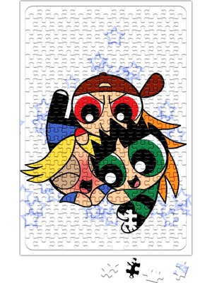 Baskı Dükkanı Powerpuff Girls Puzzle 240 Parça Yapboz