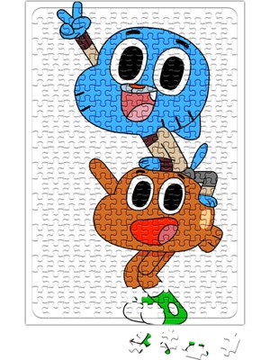 Baskı Dükkanı Gumball Darwin Puzzle 240 Parça Yapboz